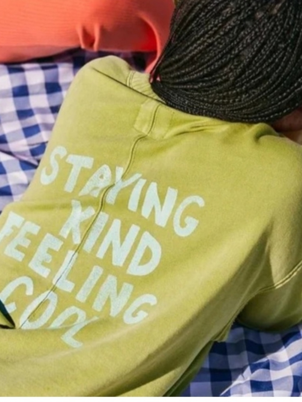 Aeri Down to Earth Crew Sweatshirt Women's Size L- Staying Kind Feeling